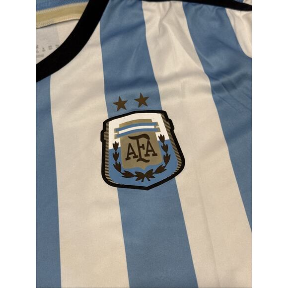 2014 World Cup Argentina Home Player Version Jersey Size XL - Picture 2 of 8